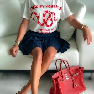 Guccify yourself Gucci logo white shirt